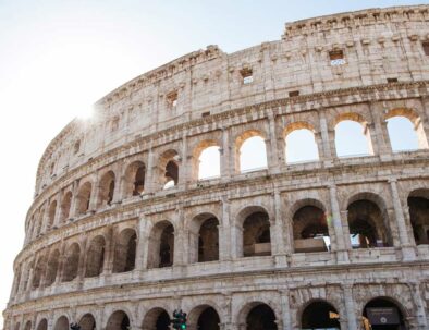 Rome Colosseum arches on a sunny day - destinations by Timeless Tuscany tour operator